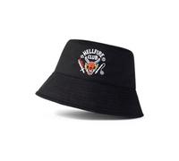 Vanilla Underground Stranger Things Unisex Black Hellfire Club Bucket Hat (One Size)