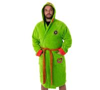 Vanilla Underground Teenage Mutant Ninja Turtles Mens Green Hooded Bathrobe (Large)