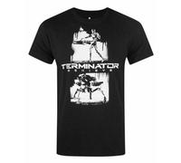 Terminator Black Movie Graphic Print Short Sleeved T-Shirt Mens