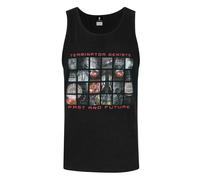 Vanilla Underground Terminator Mens Black Movie Graphic Vest - Small