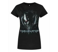 Vanilla Underground Terminator Womens Black Endoskeleton Short Sleeved T-Shirt (Small)