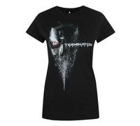 Vanilla Underground Terminator Womens Black Logo Short Sleeved T-Shirt (Medium)