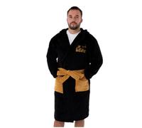 Vanilla Underground The Godfather Mens Black Hooded Bathrobe (Medium)