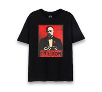 Vanilla Underground The Godfather Mens Black Vito Corleone 'the Don' Short Sleeved T-Shirt (X-Large)