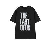 Vanilla Underground The Last of Us Mens Black Graphic Tee | Classic Short Sleeve T-Shirt with 'The Last of US' Text | Casual Wear Top Inspired by Hit TV Show - Small