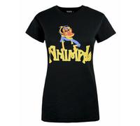 Vanilla Underground The Muppets Womens Black Animal Short Sleeved T-Shirt (Medium)