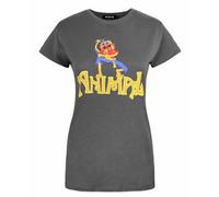 Vanilla Underground The Muppets Womens Grey Animal Short Sleeved T-Shirt (Large)