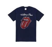Vanilla Underground The Rolling Stones Mens Blue Short Sleeved T-Shirt (Small)