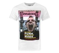 Vanilla Underground Time Out Mens White Magazine Cover Short Sleeved T-Shirt (Small)