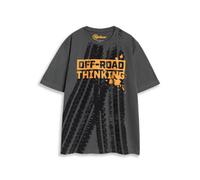 Vanilla Underground Top Gear Unisex Grey Off Road Thinking Short Sleeved T-Shirt (Medium)