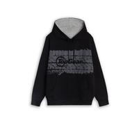Vanilla Underground Top Gear Unisex Grey Tyre Print Hoodie (Medium)