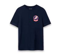 Vanilla Underground Top Gun Mens Blue Movie Logo Short Sleeved T-Shirt (Small)