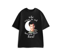 Vanilla Underground Twilight Jacob Women's Black T-Shirt | Where Have You Been Loca? Graphic Tee | Short Sleeved Casual Top | Twilight Saga Film Merchandise - X-Large