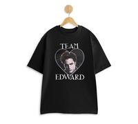 Vanilla Underground Twilight Womens Black Team Edward Short Sleeved T-Shirt (Xx-Large)