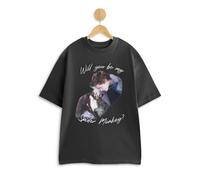 Vanilla Underground Twilight Womens Grey Spider Monkey Short Sleeved T-Shirt (Xx-Large)