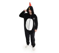 Vanilla Underground Wallace And Gromit Unisex Black Feathers Onesie (Large)