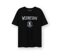 Vanilla Underground Wednesday Womens Black Logo & Crest Short Sleeved T-Shirt (Large)