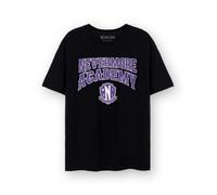 Vanilla Underground Wednesday Womens Black Nevermore Academy Short Sleeved T-Shirt (X-Large)