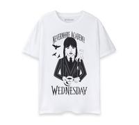 Vanilla Underground Wednesday Womens White Tea Short Sleeved T-Shirt (Xx-Large)