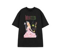 Vanilla Underground Wicked Womens Black Glinda & Elphaba Short Sleeved T-Shirt (Large)
