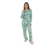Vanilla Underground Wicked Womens Green Character Long Sleeve Long Leg Pyjama Set (X-Small)