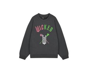 Vanilla Underground Wicked Womens Grey Broom & Wands Adults Sweatshirt (Xxx-Large)
