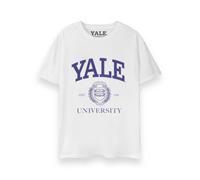 Vanilla Underground Yale Unisex White Crest Logo Short Sleeved T-Shirt (Xx-Large)