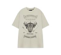 Yellowstone Men's Adult Short Sleeved T-Shirt (Oatmeal) in Beige | Size: XL Yellowstone Beige XL
