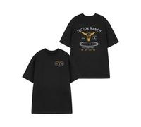 Vanilla Underground Yellowstone Mens Black Ride For The Brand Short Sleeved T-Shirt (Small)