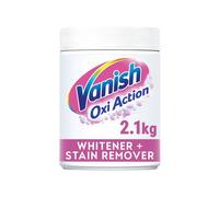 Vanish Oxi Action Laundry Whitener and Stain Remover Powder for Whites 2.1Kg, for Whiter Whites (Packaging May Vary)
