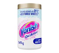 Vanish Fabric Stain Remover, Gold Oxi Action Powder Crystal Whites, 1.41 kg