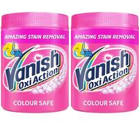 Vanish Fabric Stain Remover Oxi Action Colour Safe Powder - Chlorine-free - 470 g (Pack of 2)