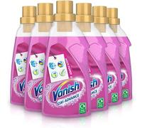 Vanish Gold Oxi Action Gel Fabric Stain Remover, 750ml | Removes stains, brightens colours & removes odours|Colour safe concentrated formula | 6 pack | 6 Bottles x 750ml (4.5L),package may vary