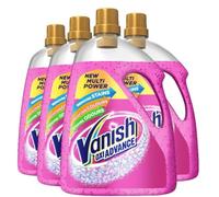 Vanish Gold Oxi Action Gel Stain Remover Fabric Clothes Colour Safe 4 x 2250ml (Packaging May Vary)