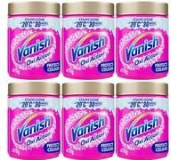 VANISH Gold Oxi Action Stain Remover Powder, Stain Remover for Clothes,Oil Stain Remover 470g, (6-Packs)