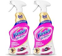 Vanish Gold Oxi Action Upholstery & Carpet Cleaner, Targeted Spot Cleaning Stain Remover Spray, 500 ml | 30 Second Amazing Stain Removal | Neutralises Odours | Helps Prevent Pet Remarking | Pack of 2