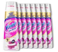 Vanish Oxi Action Carpet Stain Remover Serum (8 x 195ml) 1.56L | Our best stain remover on carpet, rug & upholstery with scrubbing head