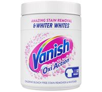 Vanish Oxi Action Laundry Whitener and Stain Remover, 1kg | Restores whites, Oxi action formula, No pre-treat needed, Safe on fabrics, Everyday convenience, Just one scoop