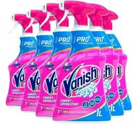 Vanish Oxi Action Professional Carpet & Upholstery Cleaner, Spot Cleaning Stain Remover Spray 1L | Amazing Stain Removal on a Variety of Stains | Removes Set in Stains & Odours | Pack of 6