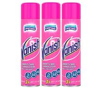 Vanish Oxi Action Upholstery & Carpet Cleaner, Stain Remover Foam for Large Area Cleaning, 600ml | Spring Flowers Fragrance | Cleans and Freshens your Carpet | Pack of 3