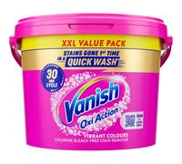 Vanish OxiAction Fabric Stain Remover Powder 2.4kg Bucket - Powerful Stain Removal, Pack of 1