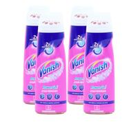 Vanish Powergel Stain Remover, 200 ml (Pack of 4), Floral Scent, Concentrated Pre-Treatment Formula for Laundry, Fabric Stain Removal Gel, 800 ml Total, Fast Acting Deep Cleaning Detergent