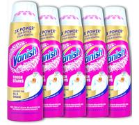 Vanish Pre-treat PowerGel Stain Remover (5 x 200ml packs) 1L | Pre-wash application, Safe on colours & whites, 2x more concentrated vs Vanish Oxi Action Spray, Fights stubborn stains