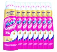 Vanish Pre-treat PowerGel Stain Remover (8 x 200ml) 1.6L | Pre-wash application, Safe on colours & whites, 2x more concentrated vs Vanish Oxi Action Spray, Fights stubborn stains