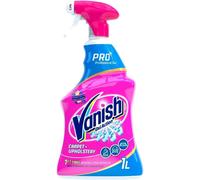 Vanish Professional Oxi Action Carpet & Upholstery Stain Remover Spray 1L - 30s stain removal, odour elimination - Upholstery Stain Remover Spray