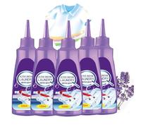 Vanish Stain Remover, 2025 New Stain Remover for Clothes, White Shirt Garment Stubborn Stains Cleaner Oil Removers,Collar Stains Removal Spray,Active Enzyme Laundry Clothing Stain Removers (5, Purple)