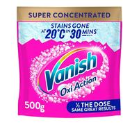 Vanish Gold Oxi Action Plus, Super Concentrated Laundry Booster and Stain Remover Powder for Colour, 500g