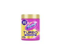 Vanish Turbo Stain Remover Powder 470g Boosted Oxi Action for Quick Wash Removes Stains Safe on Colours White