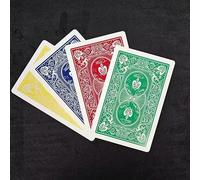 Vanishing Ace (Jumbo Cards) Magic Tricks Blank Cards Changes to Ace Card Vanishes Poke Close Up Stage Illusions Gimmicks