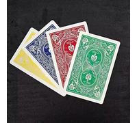 Vanishing Ace (Jumbo Cards) Magic Tricks Blank Cards Changes to Ace Card Vanishes Poke Magic Close Up Stage Illusions Gimmicks Mentalism Props